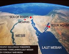 Laut Merah Terbelah Menjadi Dua Atas Kehendak